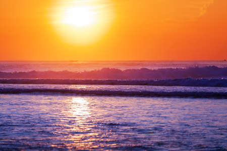 Suluban beach in Bali Indonesia - nature vacation backgroundの写真素材