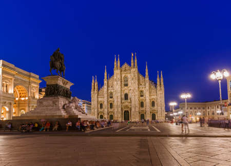 Milan Cathedral (Duomo di Milano) in Italy - architecture backgroundの写真素材
