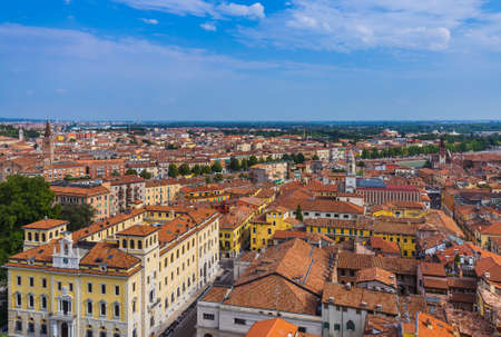 Verona cityscape - Italy - architecture backgroundのeditorial素材