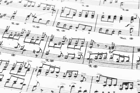 Music sheet - abstract art backgroundの写真素材