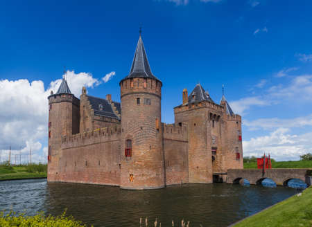 Muiderslot castle near Amsterdam - Netherlands - architecture background
