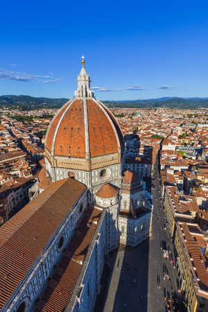 Duomo in Florence - Italy - architecture backgroundの写真素材