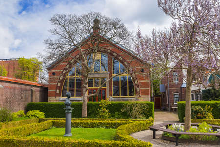 Memorial house of russian tzar Peter in Zaandam Netherlands - architecture backgroundのeditorial素材