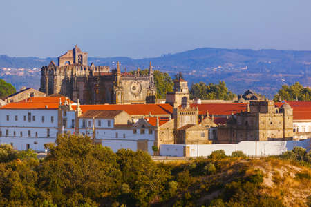 Knights of the Templar (Convents of Christ) castle in Tomar Portugalのeditorial素材