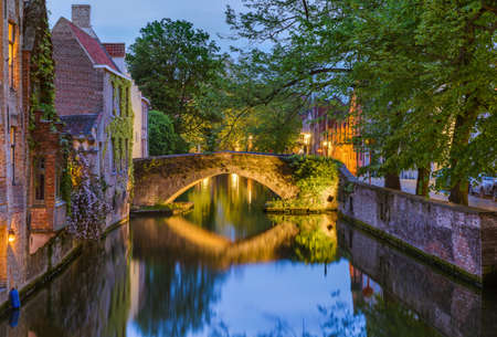 Brugge cityscape - Belgium - architecture backgroundのeditorial素材