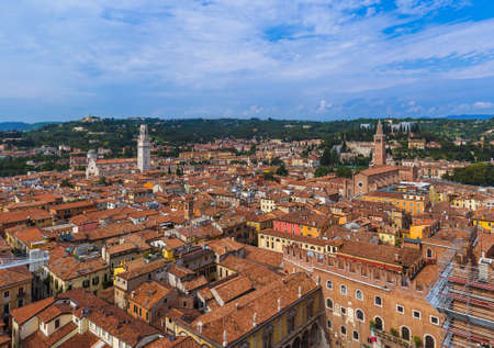 Verona cityscape - Italy - architecture backgroundのeditorial素材