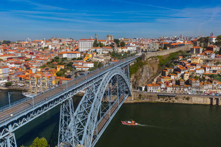 Porto old town in Portugal - architecture background