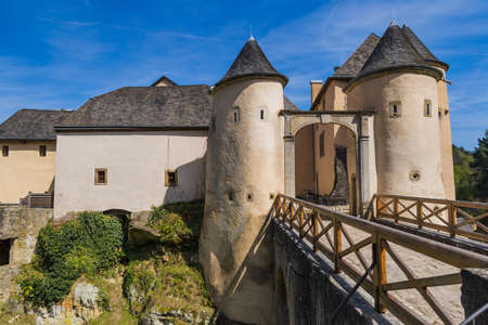 Bourglinster castle in Luxembourg - architecture backgroundのeditorial素材