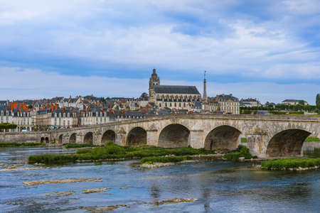 Blois castle in the Loire Valley - France - travel and architecture backgroundのeditorial素材