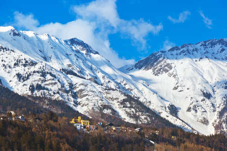Innsbruck Austria - architecture and nature backgroundの写真素材