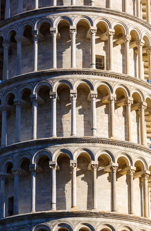 Leaning tower in Pisa Italy - architecture backgroundの写真素材
