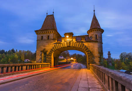 Dam Les Kralovstvi in Czech - travel and nature backgroundの写真素材