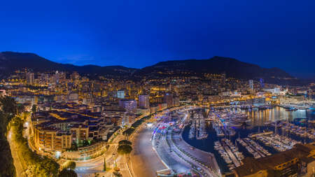 Panorama of Monaco - travel and architecture backgroundの写真素材