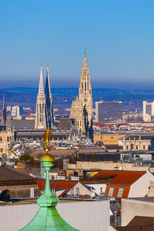 Saint Stephan cathedral in Vienna Austria - cityscape architecture backgroundの写真素材
