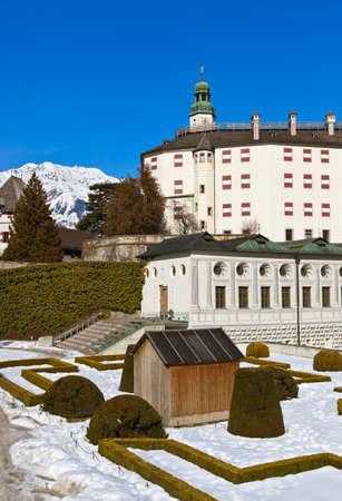 Palace of Ambras (Schloss Ambras) - Innsbruck Austriaのeditorial素材
