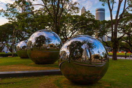 Singapore city skyline - architecture and travel backgroundのeditorial素材