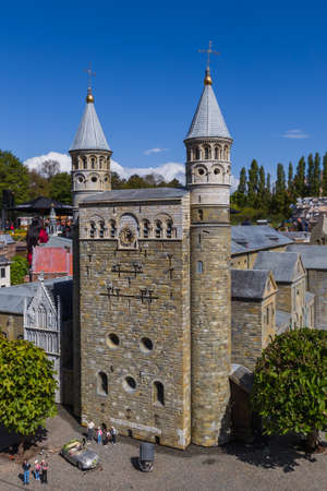 The Hague, Netherlands - April 26, 2017: Maastricht in Madurodam miniature park in The Hague.のeditorial素材