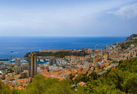 Panorama of Monaco - travel and architecture backgroundの写真素材