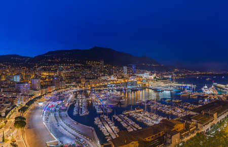 Panorama of Monaco - travel and architecture backgroundの写真素材