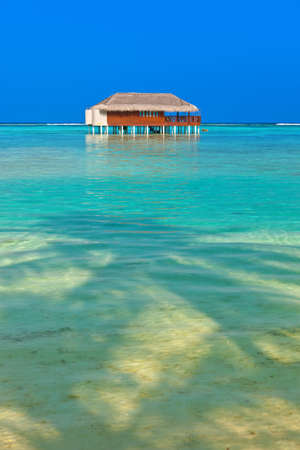 Tropical Maldives island - nature travel backgroundの写真素材