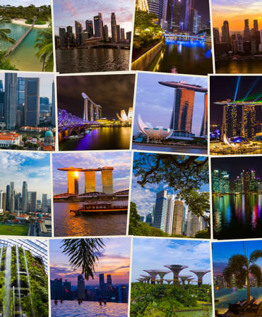 Singapore travel images - architecture and nature background (my photos)のeditorial素材