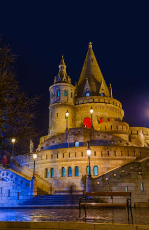Fisherman Bastion in Budapest Hungary - cityscape architecture backgroundのeditorial素材