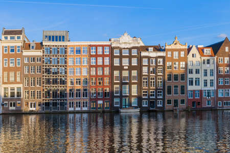 Amsterdam cityscape - Netherlands - architecture backgroundの写真素材
