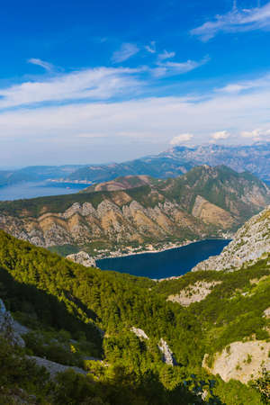 Kotor Bay - Montenegro - nature and architecture background
