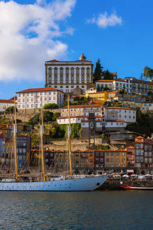 Porto old town in Portugal - architecture backgroundの写真素材