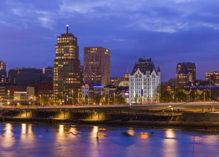 Rotterdam, Netherlands - April 27, 2017: Famous old White House (Witte Huis) in Rotterdam.のeditorial素材