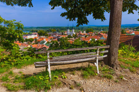 Sremski Karlovci old town - Serbia - architecture travel backgroundの写真素材