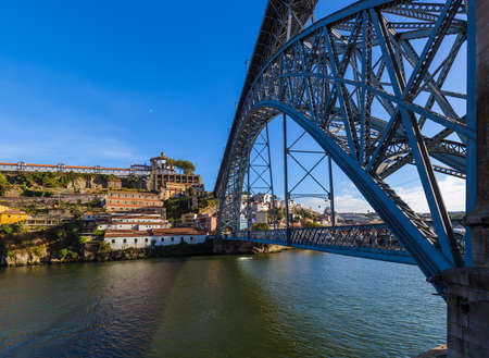 Porto old town in Portugal - architecture background
