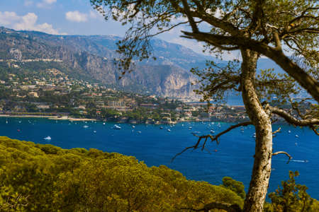 View of Villefranche Sur Mer in France