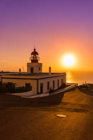 Lighthouse Ponta do Pargo - Madeira Portugal - travel backgroundの写真素材