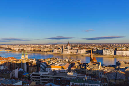 Parliament in Budapest Hungary - cityscape architecture backgroundの写真素材