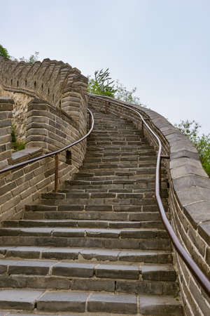 Great Wall of China at Badaling - Beijing - travel and architecture backgroundの写真素材