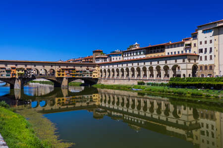 Bridge Ponte Vecchio in Florence - Italy - architecture background