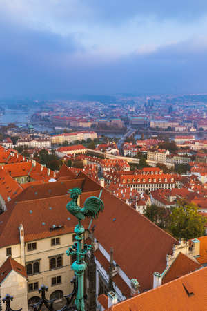 Cityscape of Prague - Czech Republic - travel and architecture backgroundの写真素材