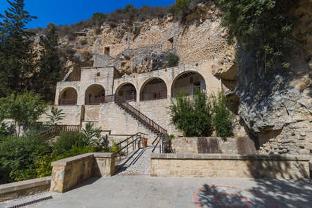 Monastery of Saint Neophytos - Paphos Cyprus - travel architecture background