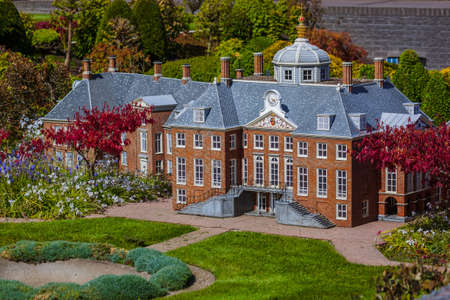 The Hague, Netherlands - April 26, 2017: Madurodam miniature park in The Hague.のeditorial素材
