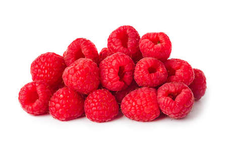 Raspberry isolated on white background