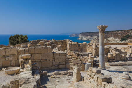 Ancient Kourion archaeological site in Limassol Cyprus - travel backgroundの写真素材