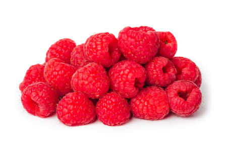 Raspberry isolated on white background