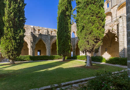 Bellapais Abbey monastery - Kyrenia (Girne) Northern Cyprus - architecture backgroundの写真素材