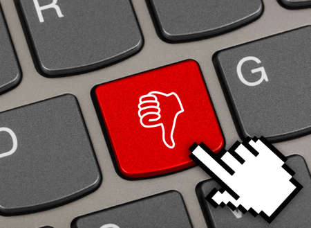 Computer keyboard with thumb gesturing hand key