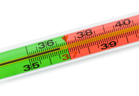Medical thermometer isolated on white background