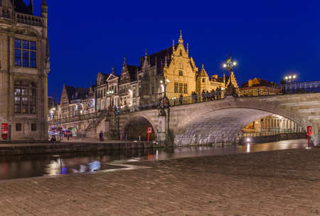 Gent cityscape - Belgium - architecture background