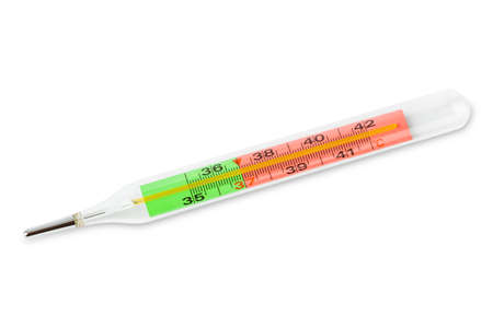 Medical thermometer isolated on white background