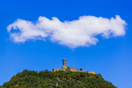 Castle in Tuscany Italy - architecture backgroundのeditorial素材