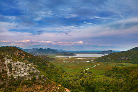 Skadar Lake - Montenegro - nature backgroundの写真素材